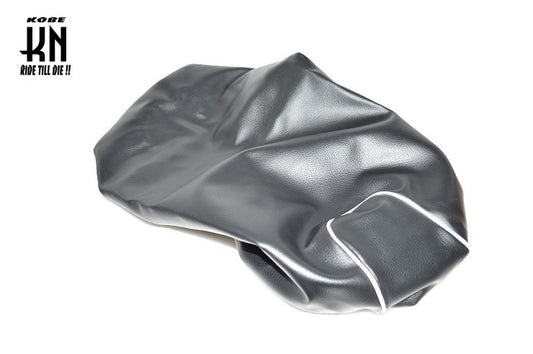 2WAY シートカバー【ゴム入り】 国産高品質【ビーノ/SA26/37J】ブラック/ホワイトP