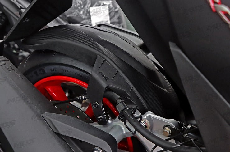 MOS カーボンルック リアフェンダー【マジェスティS/SMAX/FORCE】タイプ2