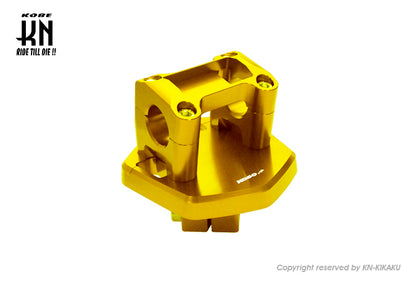 KOSO CNCハンドルポスト【S-MAX/マジェスティ-S】ゴールド