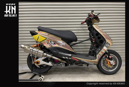 HOTLAP×KN チャンピオンマフラー TITAN 【シグナスX Ver.3】チタンマフラー