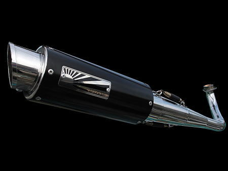 HOTLAP スポーツマフラー　アドレスV125【K5〜K7】　ブラックサイレンサー