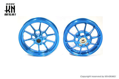鍛造アルミホイール前後セット【アドレスV125/S(L0-)】ブルー【タイプ1】