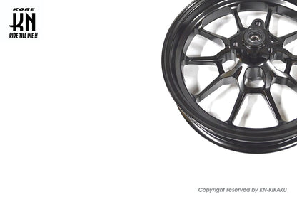 鍛造アルミホイール前後セット【アドレスV125/G(K5-K9)】ブラック【タイプ1】