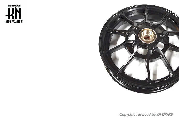 鍛造アルミホイール前後セット【アドレスV125/S(L0-)】ブラック【タイプ1】