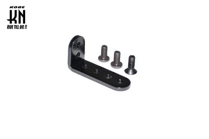 汎用【L字ステー/ロング】ブラック M3×8mm(1個)/M3×6mm(2個)ネジ付