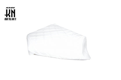 ライブディオ系 シートカバー【ホワイトエナメル/ゴムなし】張替え タッカー用