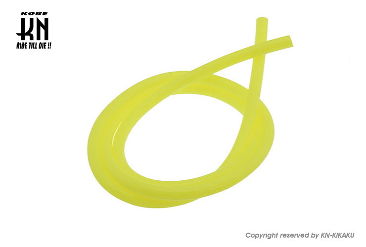 Motoforce  カラー燃料ホース【内径5mm/長さ1000mm】イエロー