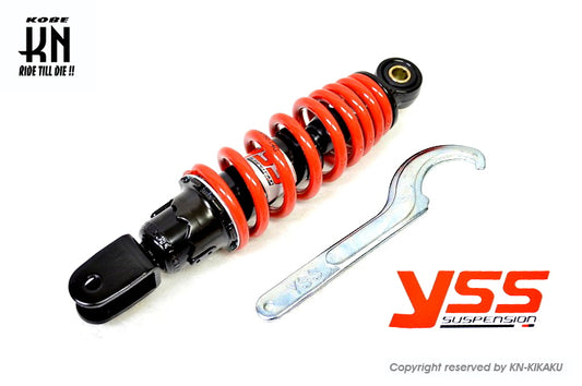 汎用ショックアブソーバー 230mm【YSS】KN別注カラー【レッド/ブラック】