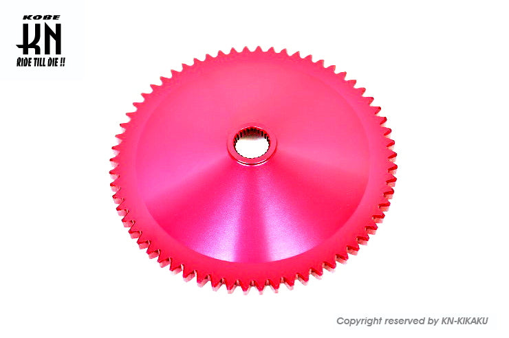 軽量アルミドライブフェイス【ディオ系/ジャイロ系/太軸用】レッド