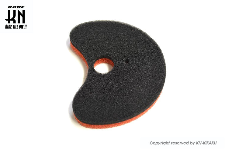 KNクランクケースフィルター【レッド】シグナスX/BWS125【ダブルレイヤー】