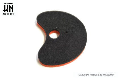 KNクランクケースフィルター【レッド】シグナスX/BWS125【ダブルレイヤー】