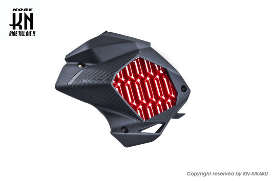 KOSO ラジエーターカバー【シグナスGRYPHUS(6型)/BWS125(3型)/NMAX125/155(2型/V2)/X FORCE】レッド