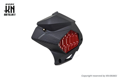 KOSO ラジエーターカバー【シグナスGRYPHUS(6型)/BWS125(3型)/NMAX125/155(2型/V2)/X FORCE】レッド