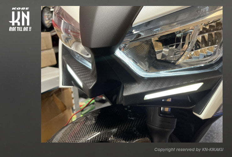 エアログリル カーボンスタイル【シグナスGRYPHUS(6型)】LEDホワイト