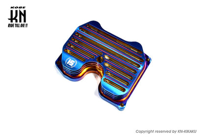 TAN-SHEN ビレットヘッドカバー【マジェスティS/SMAX/FORCE】チタンカラー
