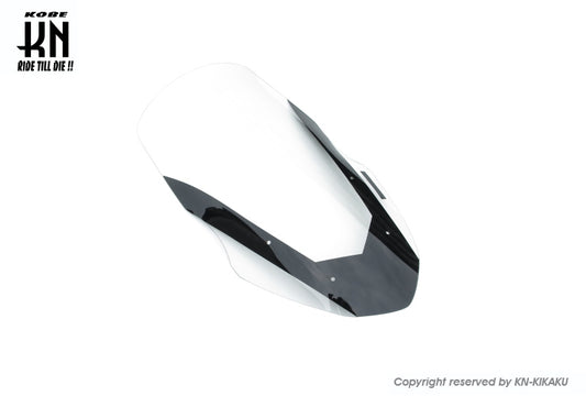 NMAX フロントロングスクリーン【クリアー/ブラックライン】