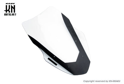 NMAX フロントロングスクリーン【クリアー/ブラックライン】