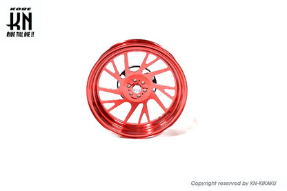 MOS 鍛造アルミホイール前後セット 【XMAX250/300】レッド【XF-10】