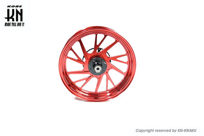 MOS 鍛造アルミホイール前後セット 【XMAX250/300】レッド【XF-10】