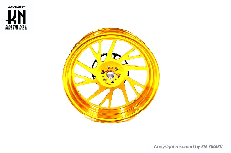 MOS 鍛造アルミホイール前後セット 【XMAX250/300】ゴールド【XF-10】