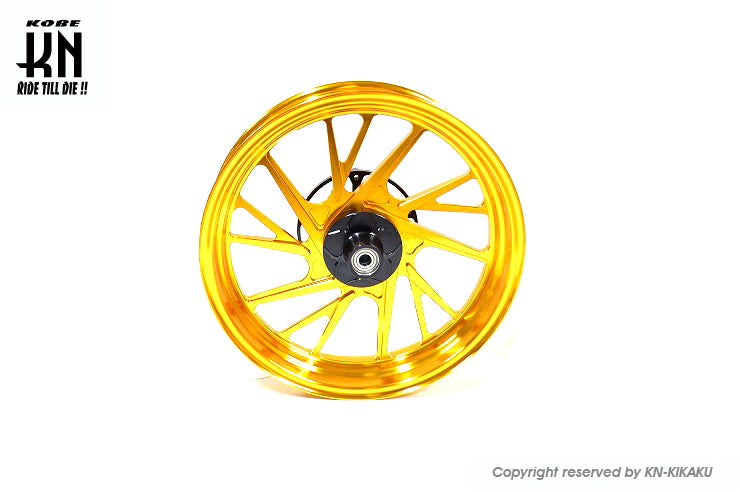 MOS 鍛造アルミホイール前後セット 【XMAX250/300】ゴールド【XF-10】