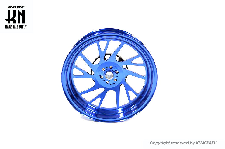 MOS 鍛造アルミホイール前後セット 【XMAX250/300】ブルー【XF-10】
