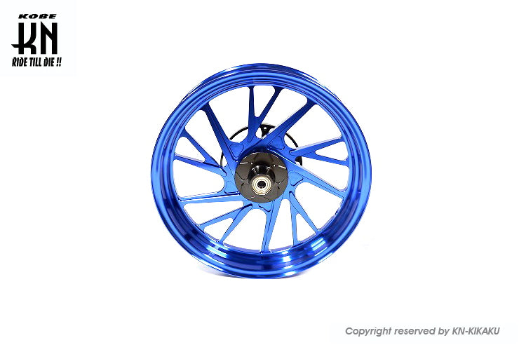 MOS 鍛造アルミホイール前後セット 【XMAX250/300】ブルー【XF-10】