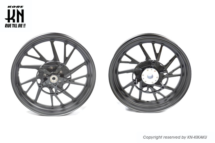 MOS 鍛造アルミホイール前後セット 【XMAX250/300】マットブラック【XF-10】