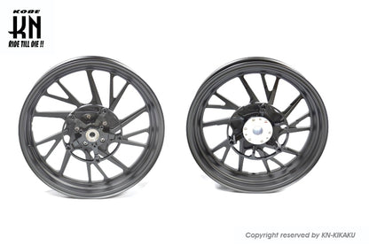 MOS 鍛造アルミホイール前後セット 【XMAX250/300】マットブラック【XF-10】