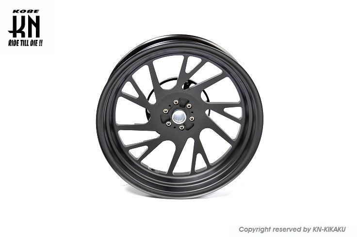 MOS 鍛造アルミホイール前後セット 【XMAX250/300】マットブラック【XF-10】