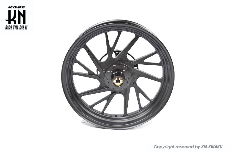 MOS 鍛造アルミホイール前後セット 【XMAX250/300】マットブラック【XF-10】