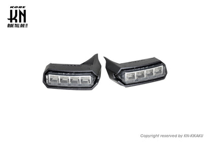 KOSO LEDフロントデイライトキット/BWS125 2型【BG1】/BWS R【2JS】スモークレンズ/オレンジ