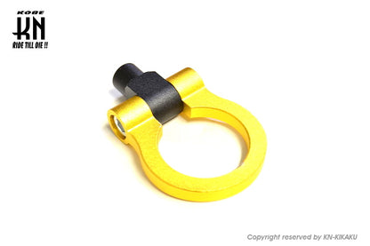 アルミ牽引フック【汎用】ゴールド【理由あり】