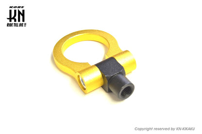 アルミ牽引フック【汎用】ゴールド【理由あり】