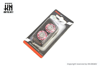 KOSO ライセンスプレートスクリュー【クリアー/レッド】