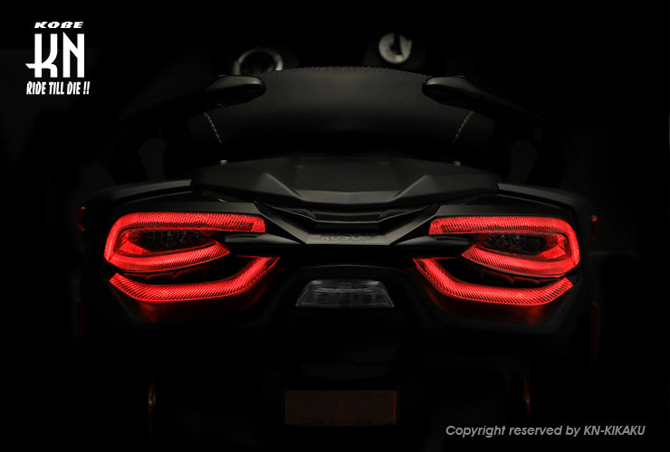 KOSO 3D LEDテールキット【オレンジウインカー/クリアレンズ】シグナスX 5型