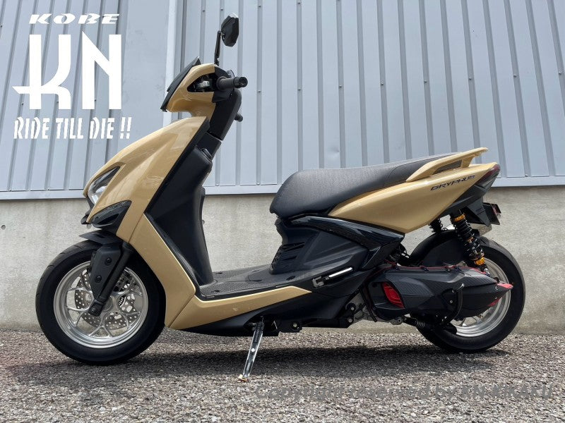 ローダウンスーパーショック2【シグナスグリファス/GRYPHUS 6型(BKG/B8R)/X FORCE/NMAX】ゴールド【減衰調整付】