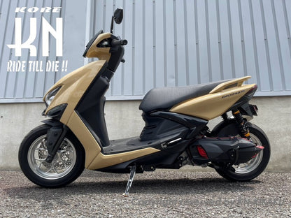 ローダウンスーパーショック2【シグナスグリファス/GRYPHUS 6型(BKG/B8R)/X FORCE/NMAX】ゴールド【減衰調整付】