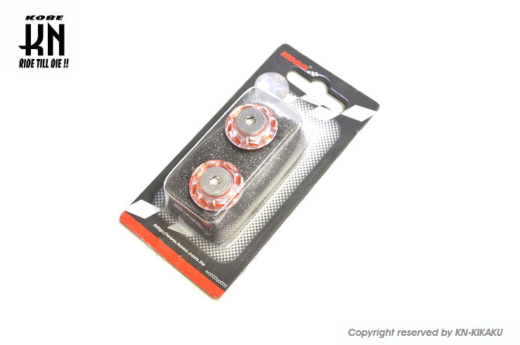 KOSO ライセンスプレートスクリュー【クリアー/オレンジ】