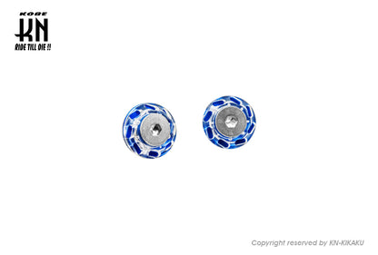 KOSO ライセンスプレートスクリュー【クリアー/ブルー】