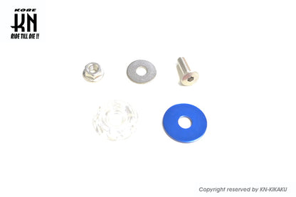 KOSO ライセンスプレートスクリュー【クリアー/ブルー】