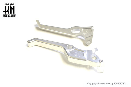 NCY アルミショートブレーキレバー【ZOOMER】シルバー【DISK化仕様】