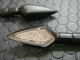 汎用LED Sタイプ ロング 【STARTECH】 クリアーレンズ/ブラックボディー