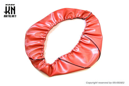 2WAY シートカバー【ゴム入り】 国産高品質【ライブDIO系】レッド/ブラック