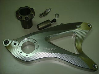 Shark Factory アルミ削出しスイングアーム 【シグナスX/シルバー】