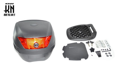 汎用リアボックス 28 リットル【ブラック/レッド】