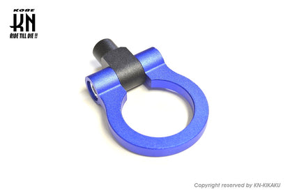アルミ牽引フック【汎用】ブルー【理由あり】