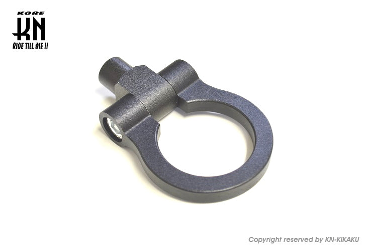 アルミ牽引フック【汎用】ブラック【理由あり】