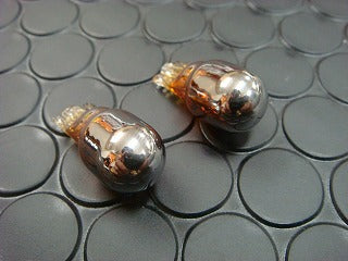 クロームウインカー球【ウエッジタイプ】 オレンジ発光【12V10W/2個入】