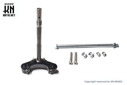 アルミCNCワイドフロントフォークステム【ブラック】18mmワイド【NCY別注モデル】アドレスV125